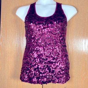 NWT Apt.9 Sequin Top size M.